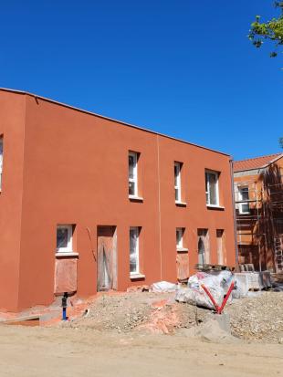 Projection d anduid Finition gratte Marc  parex lanko